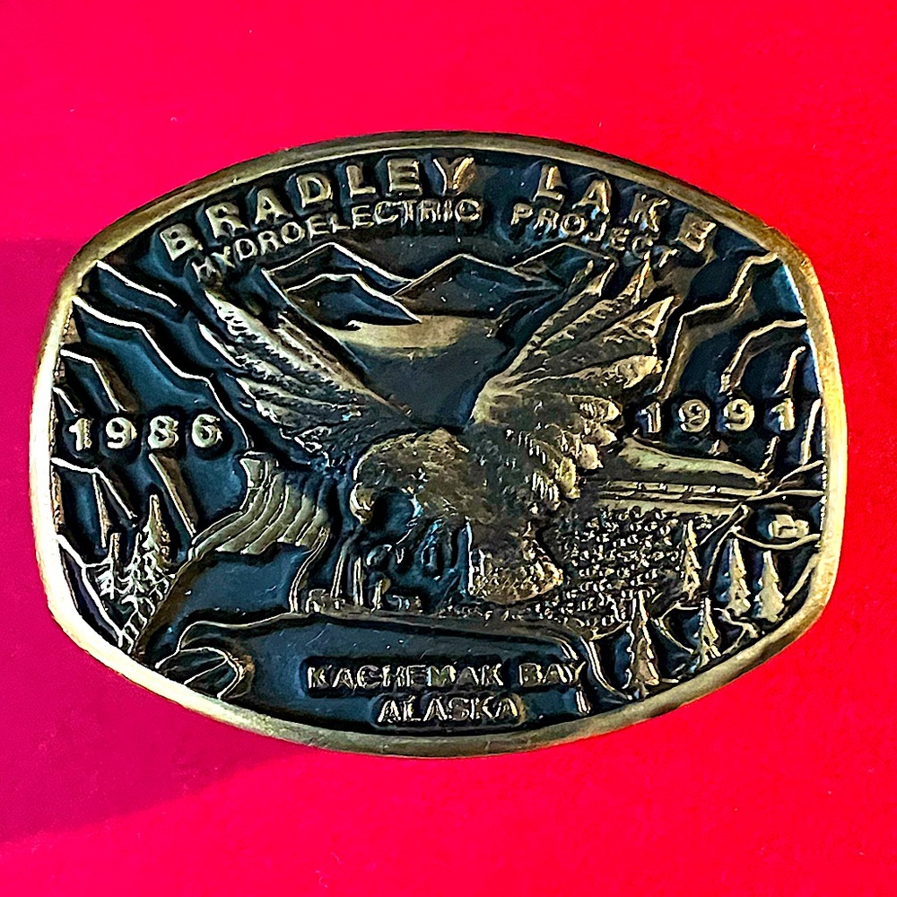 Katchemak Bay Alaska Belt Buckle